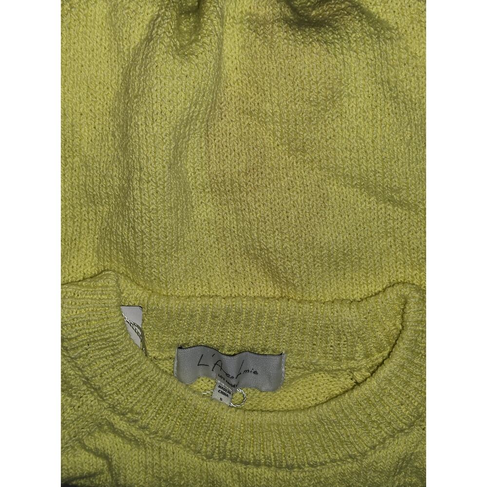 L’Academie Alcina Sweater in Citrus Yellow – NWT Size Small - Picture 5 of 5